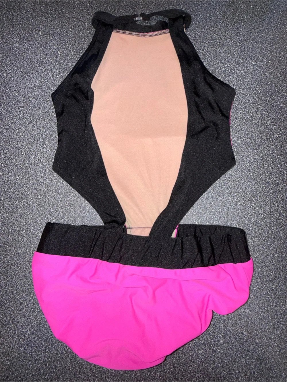 Kandi Kouture Hot Pink One Piece Dance Leotard Size Child Medium